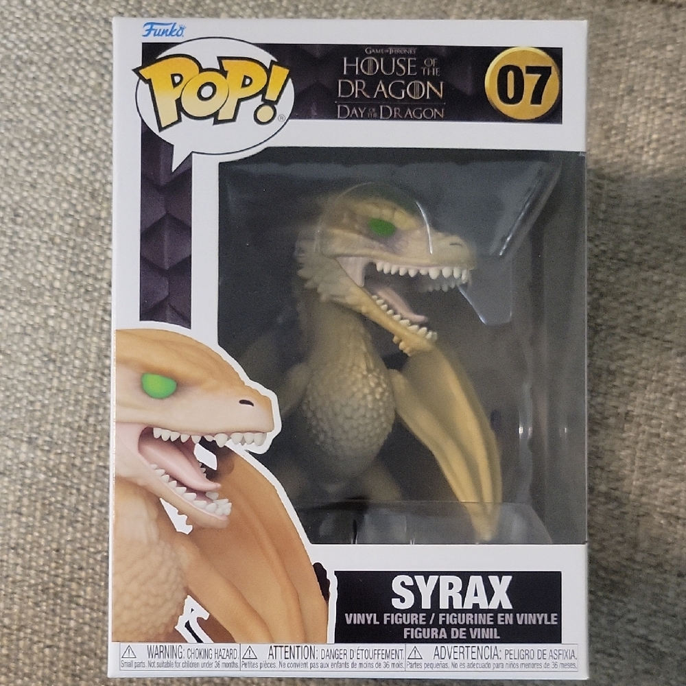 Funko Pop! House of the Dragon Syrax - Gold and Green